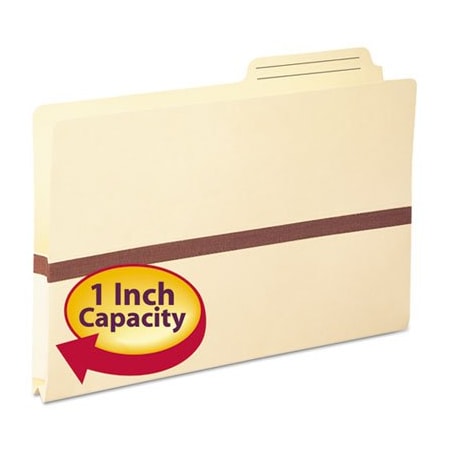 Smead Smead, MANILA FILE POCKETS, 1in EXPANSION, LEGAL SIZE, MANILA 76487